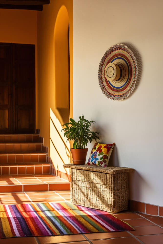 Incorporate Patterns Mexican interior design