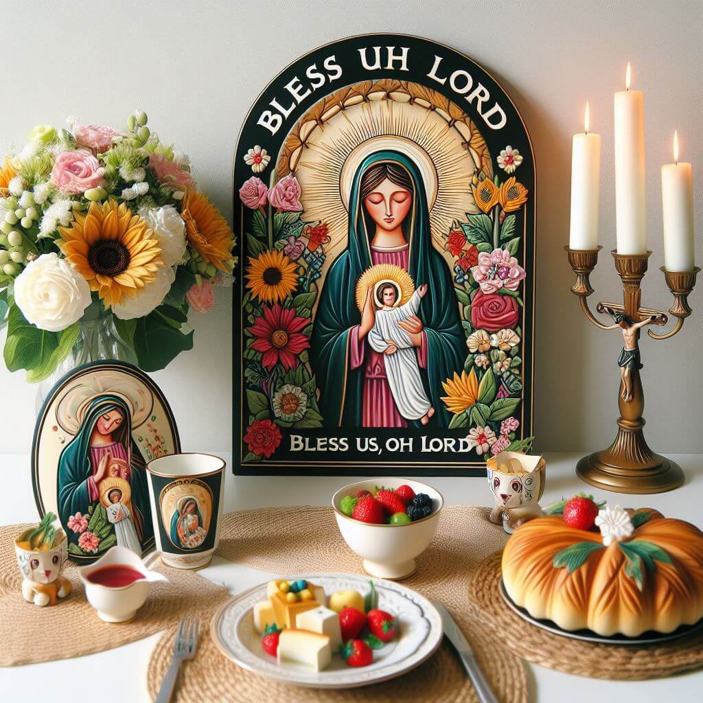 Bless Us, Oh Lord Catholic Meal Prayer