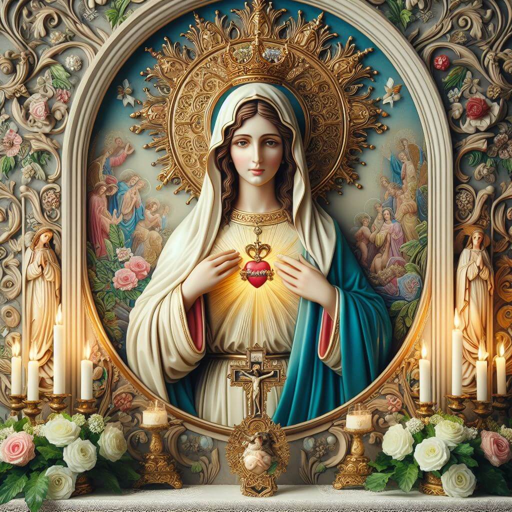 Immaculate Heart of Mary Wall Decor