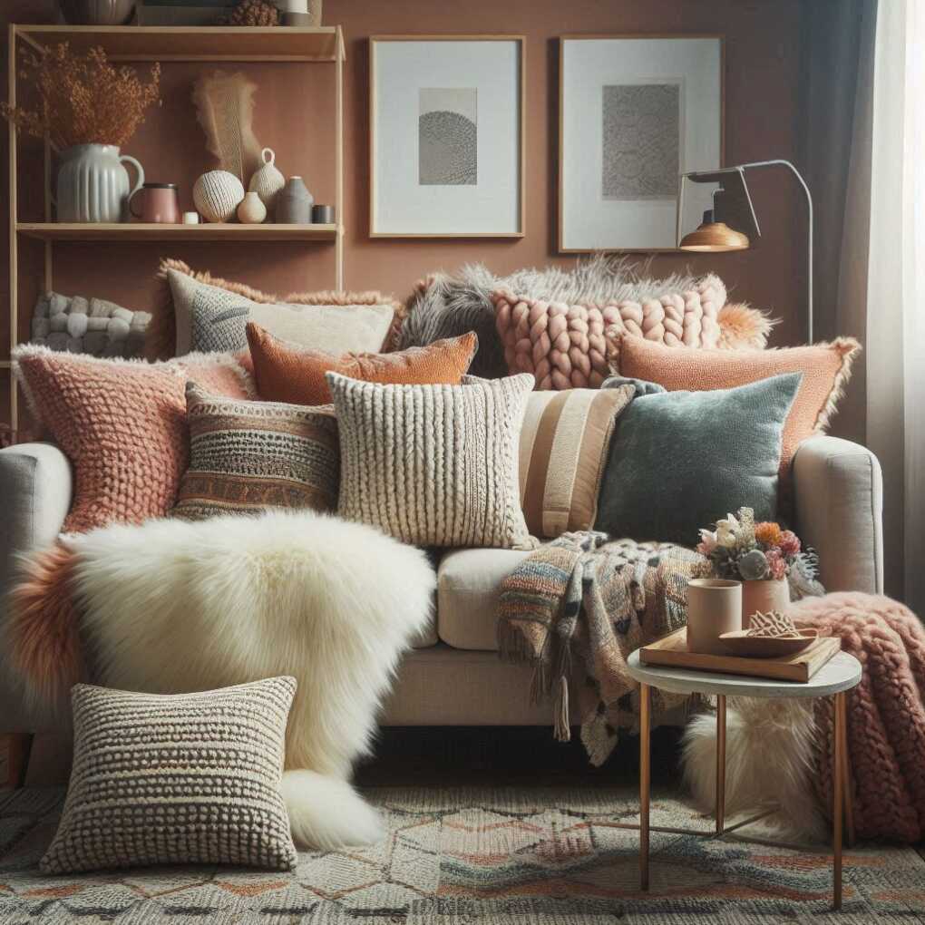Add a Cozy Throw Pillow Collection