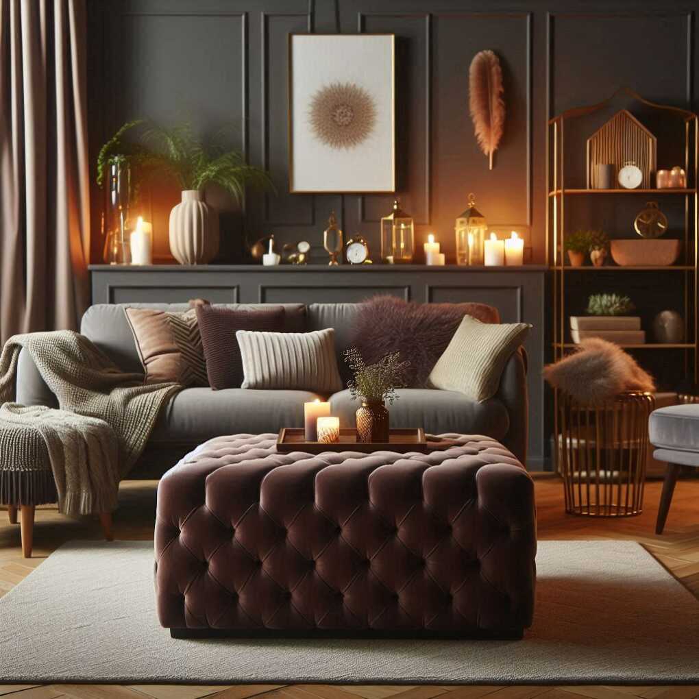 Cozy Up with a Plush Ottoman