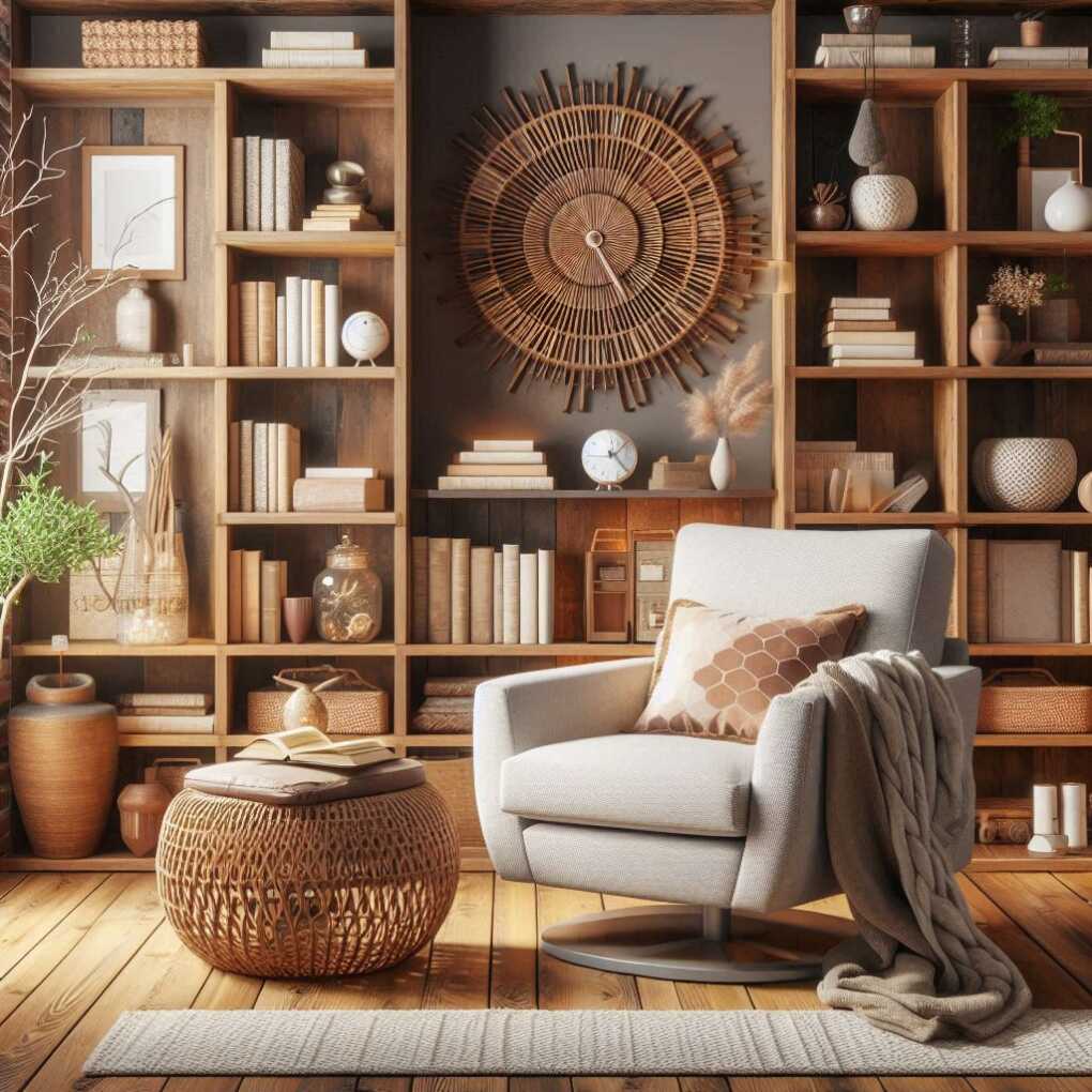 Create a Cozy Reading Nook with Bookshelves