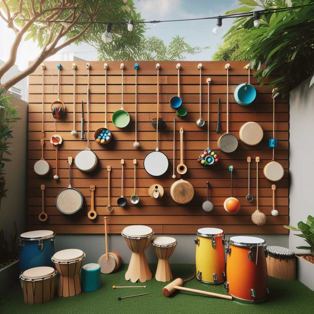 Outdoor Music Wall