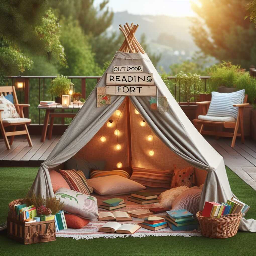 Outdoor Reading Fort