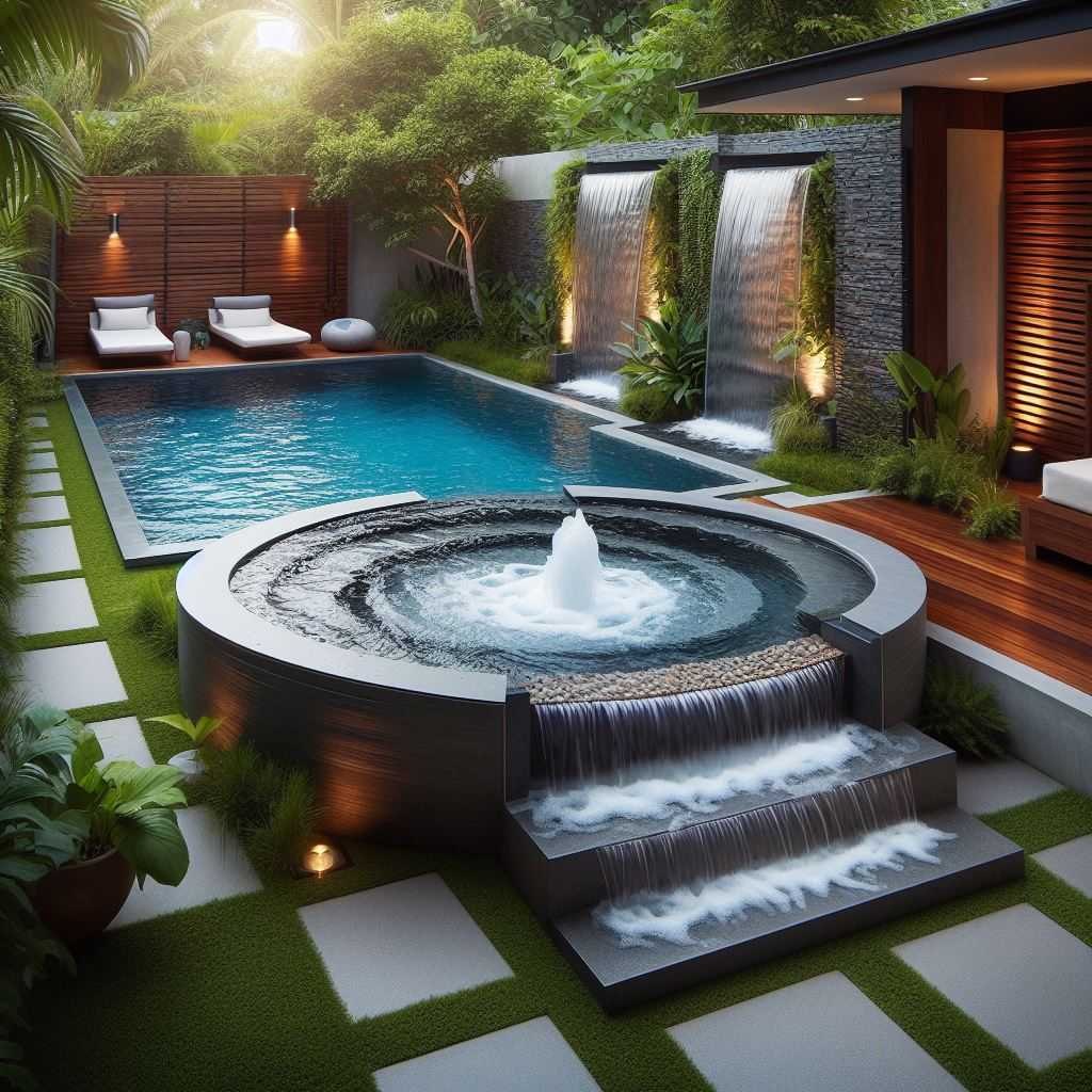 Plunge Pools with Water Features