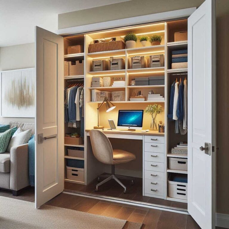 27 Clever Home Office Nook Ideas to Maximize Your Living Room Space ...