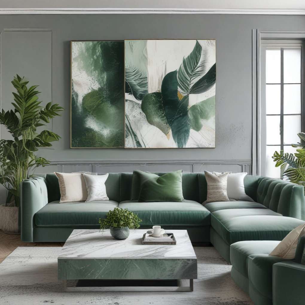 35 Green and Grey Living Room Ideas to Inspire Your Next Redesign