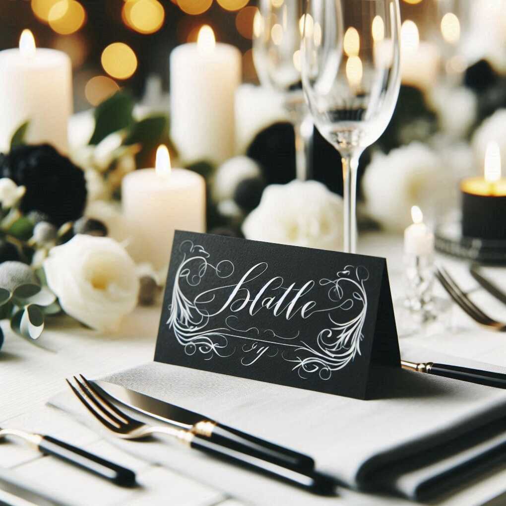 17. Elegant Place Cards