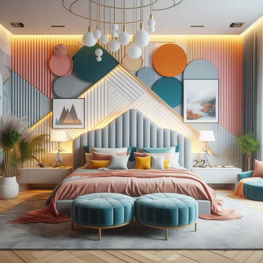 Colorful Modern Bedroom Designs Ideas