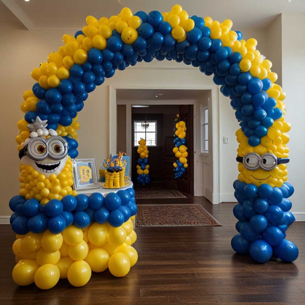 Banana Balloon Arch