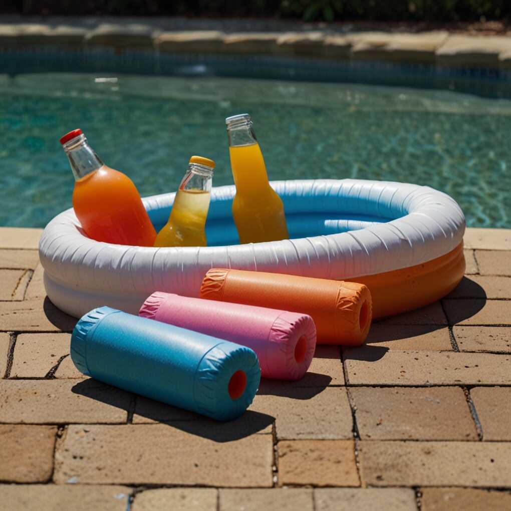 DIY Pool Noodle Floating Cooler