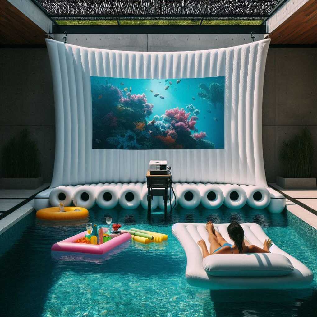 Floating Movie Screen