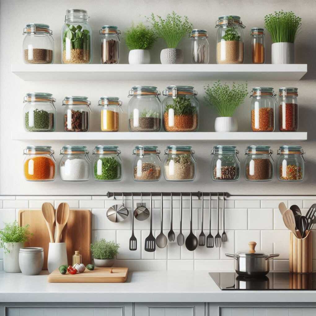 30 Innovative Floating Shelves Ideas for Kitchens