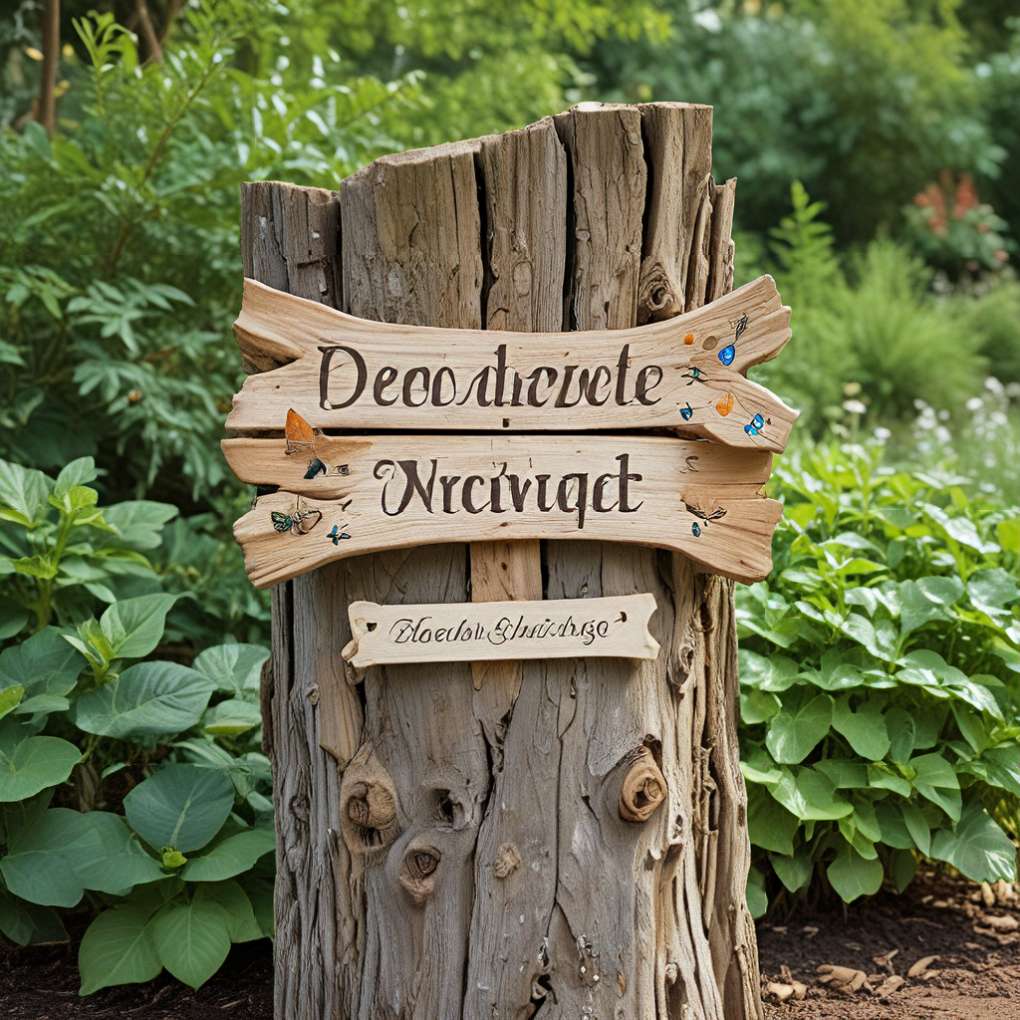 Garden Signpost