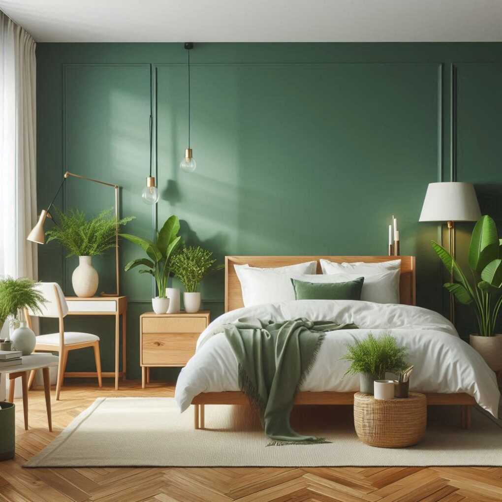 Green Accent Wall