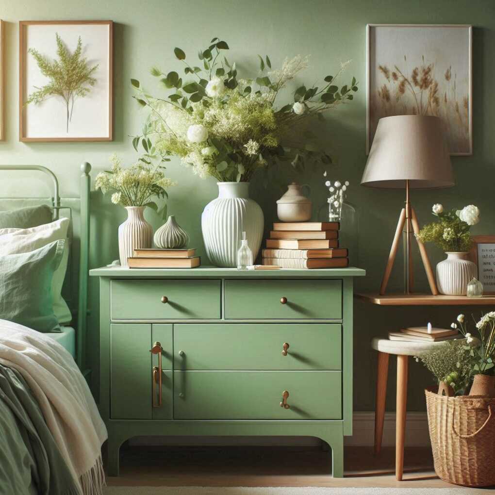 Green Dresser Styling