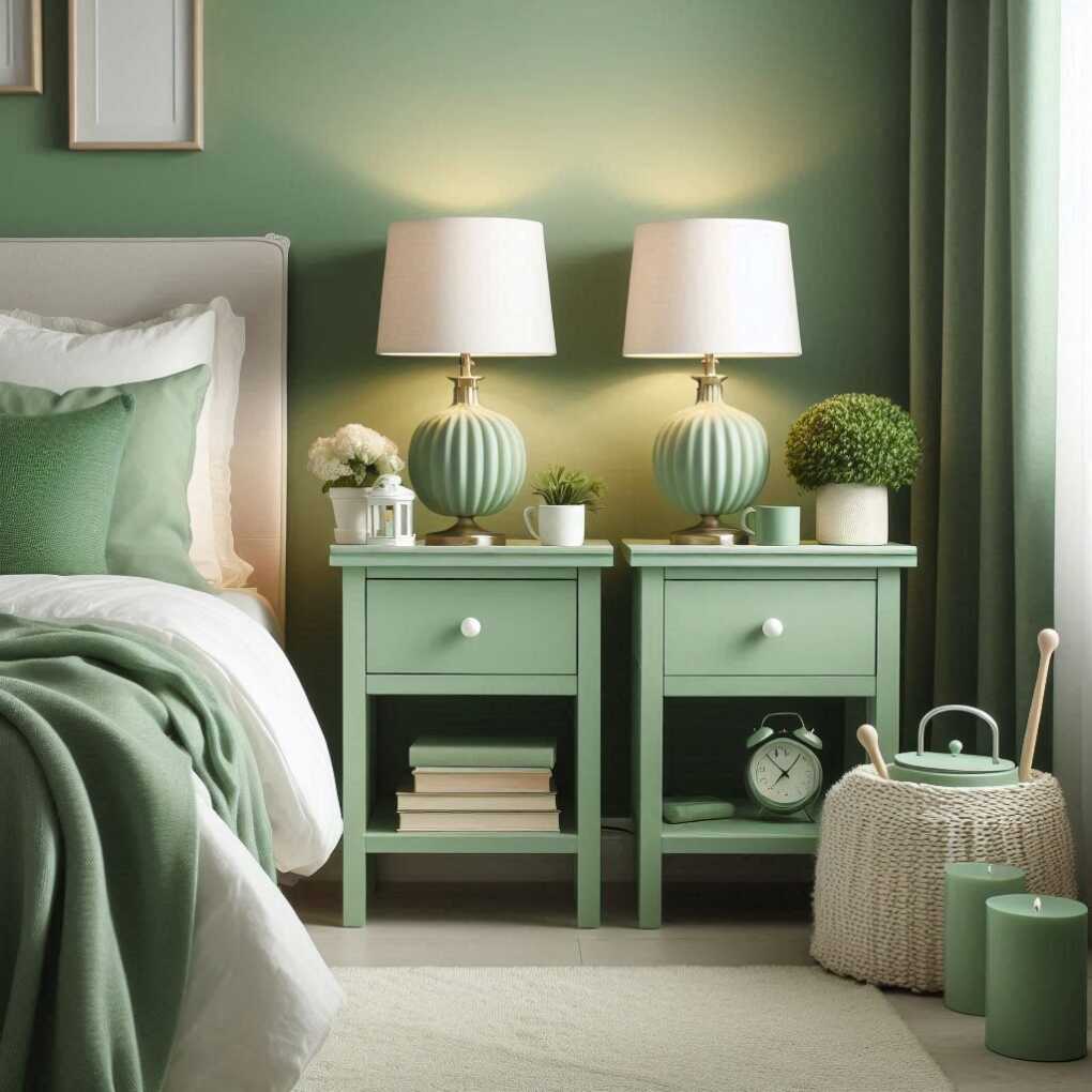 Green Nightstands