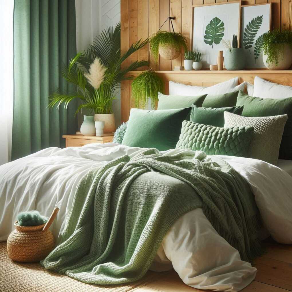 Green Throw Pillows