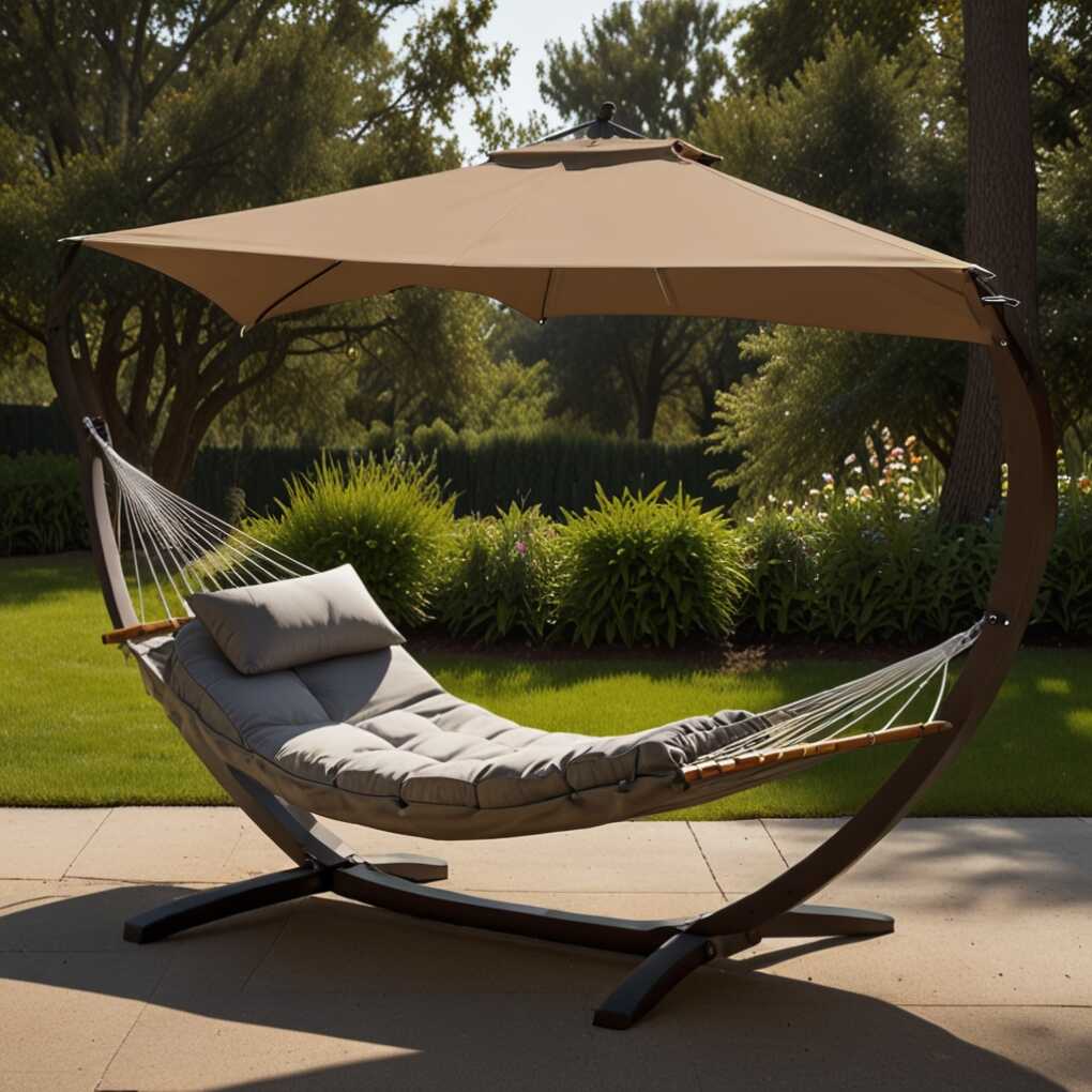 Hammock with Built-in Shade