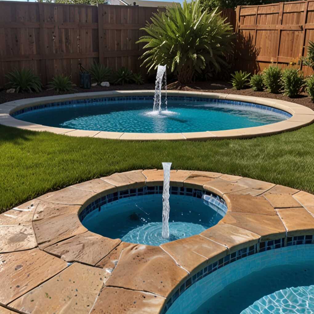 Homemade Pool Fountain