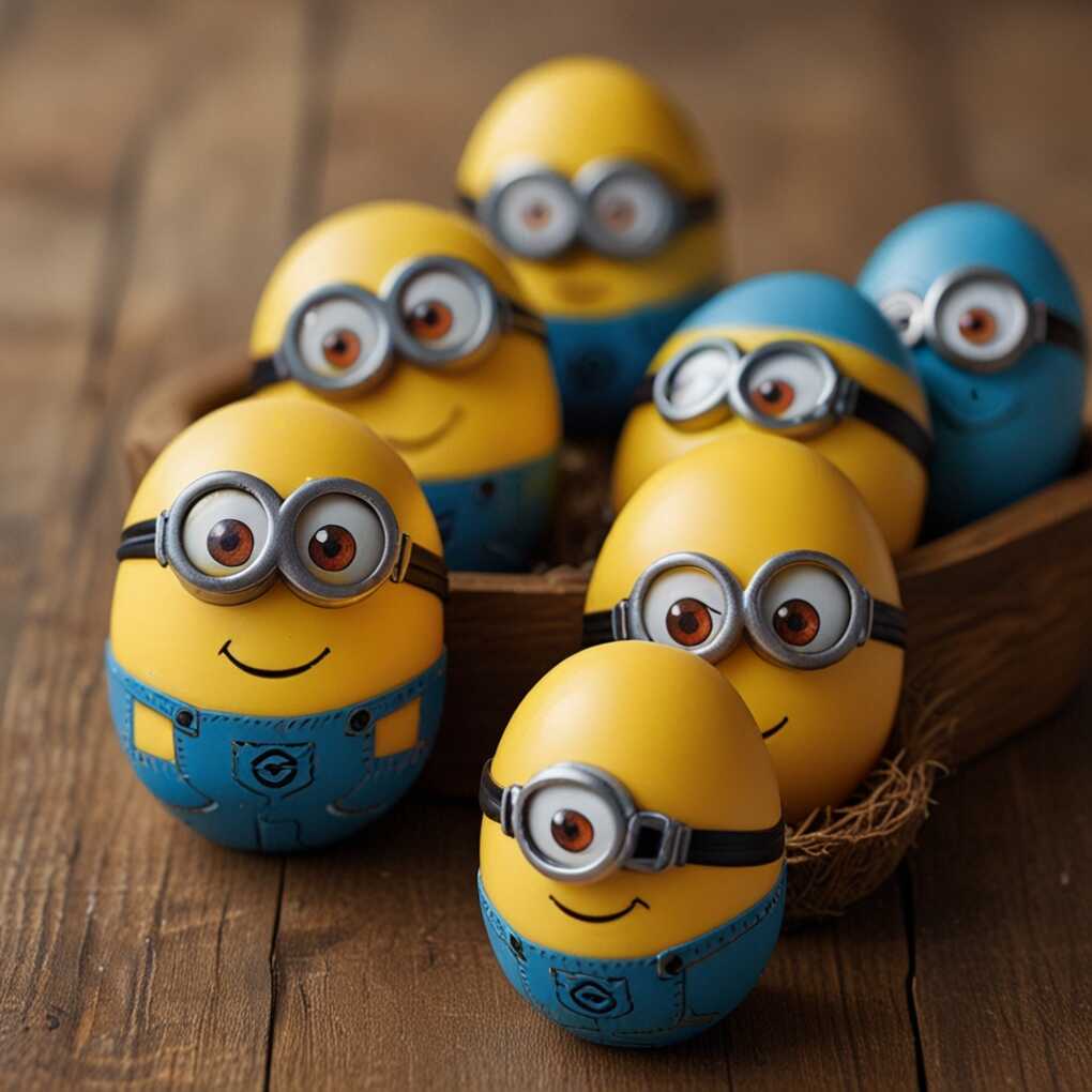 Minion Egg Decorating