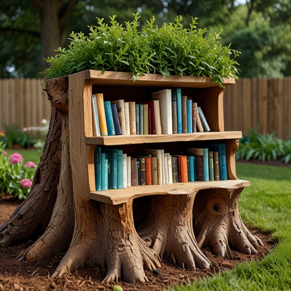 Natural Bookshelf