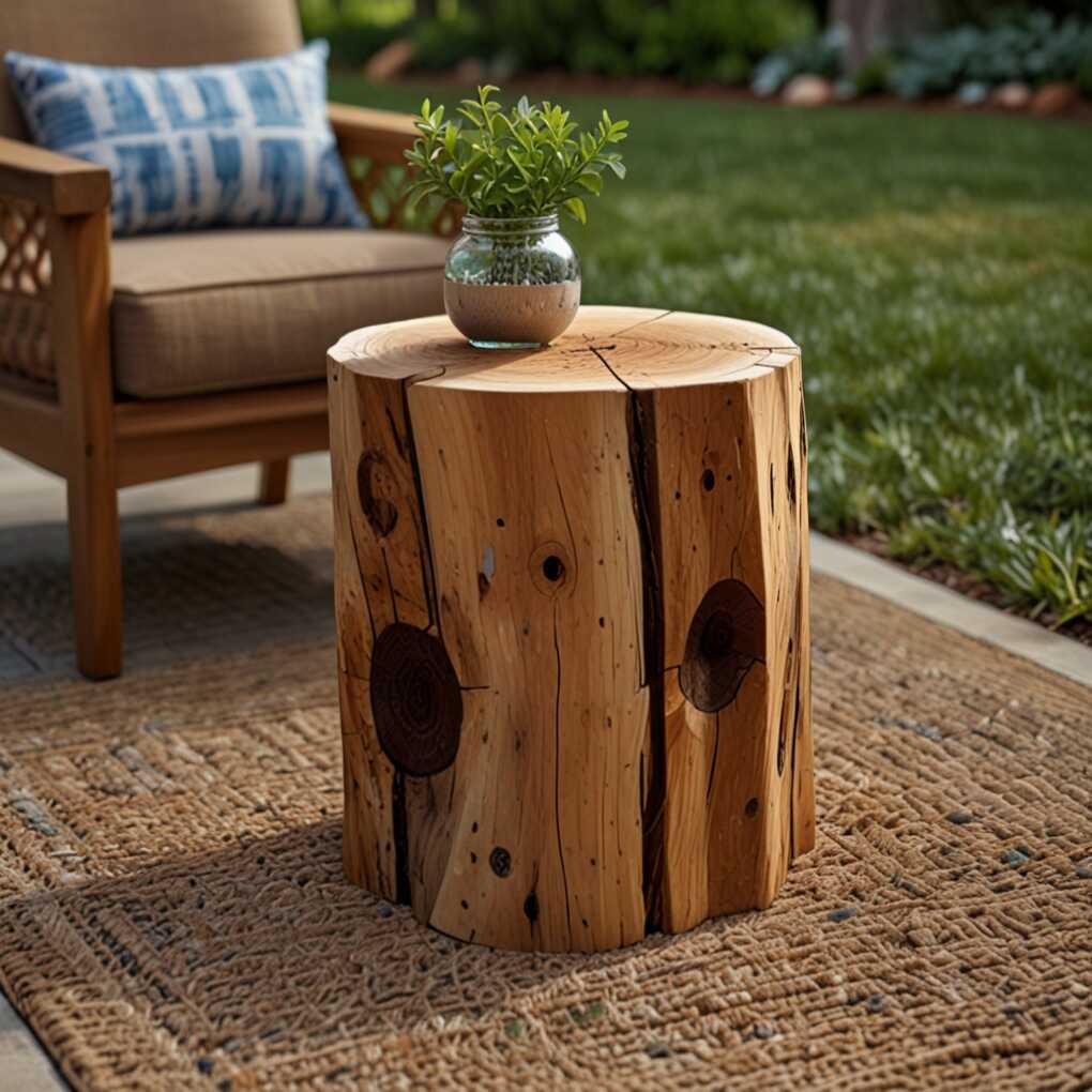 Natural Side Table