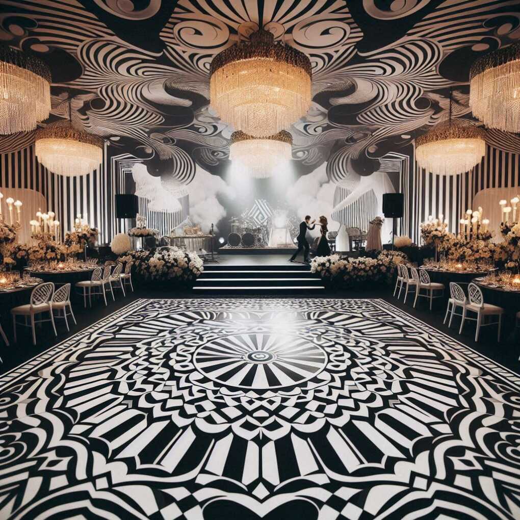 Patterned Dance Floor