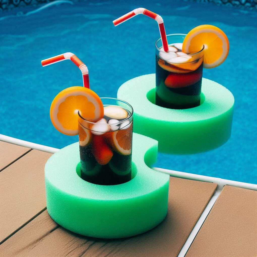 Pool Noodle Drink Holders