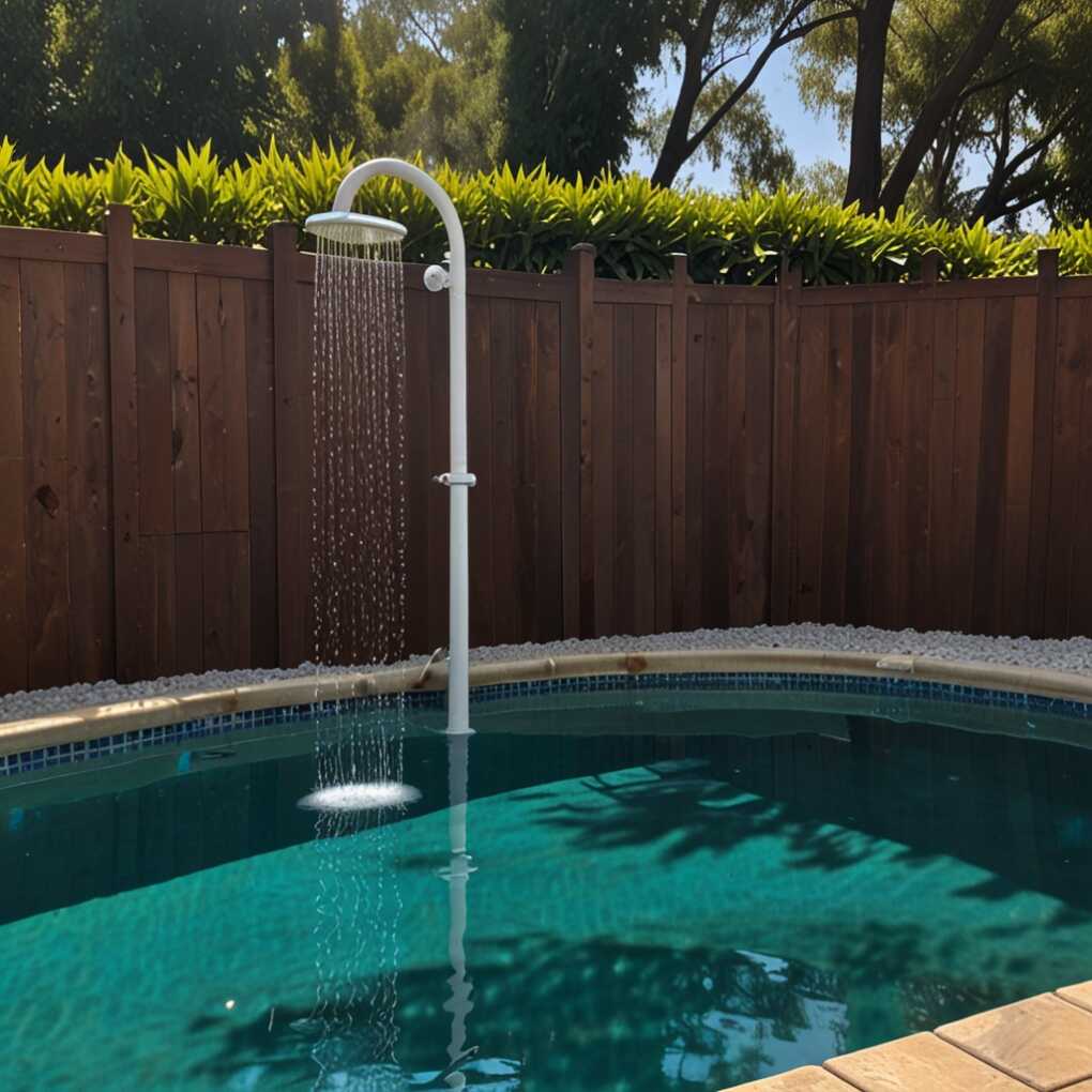 Poolside Shower Station