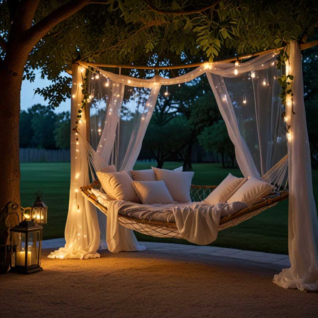 Romantic Canopy Hammock