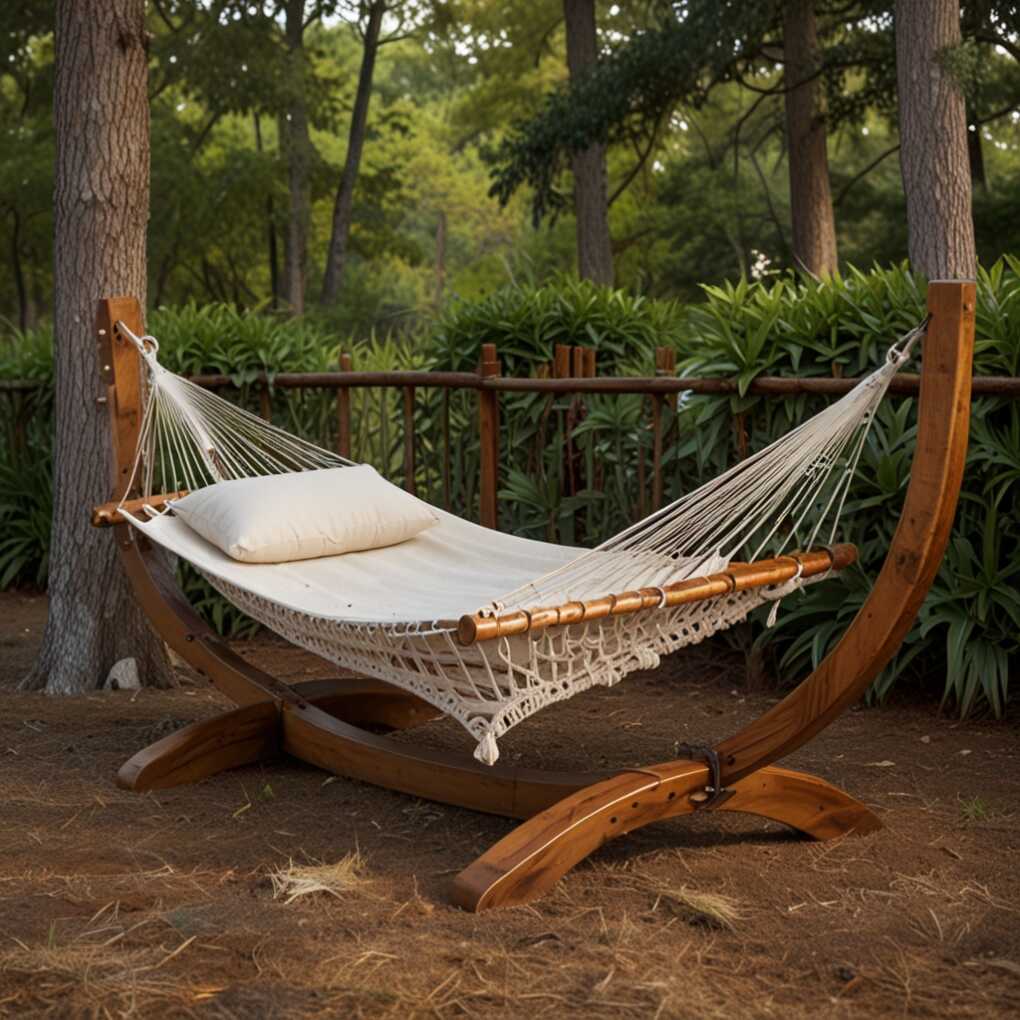 Rustic Log Cabin Hammock