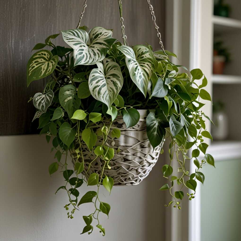 Scindapsus Pictus (Satin Pothos)