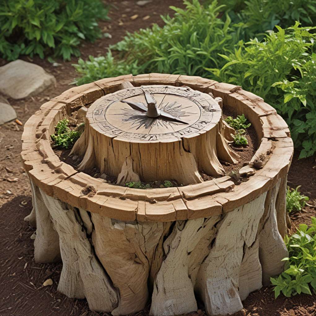 Stump Sundial