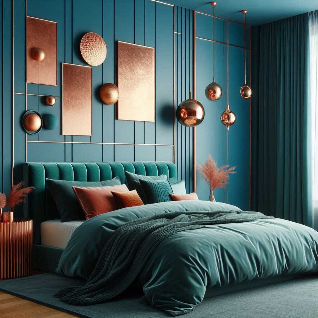 Teal and Copper Fusion