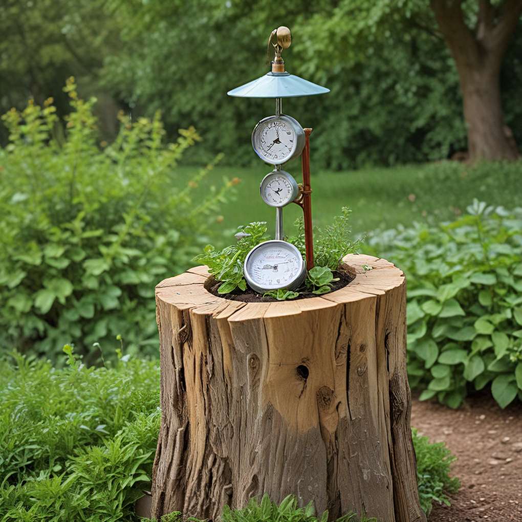 Tree Stump Weather Station