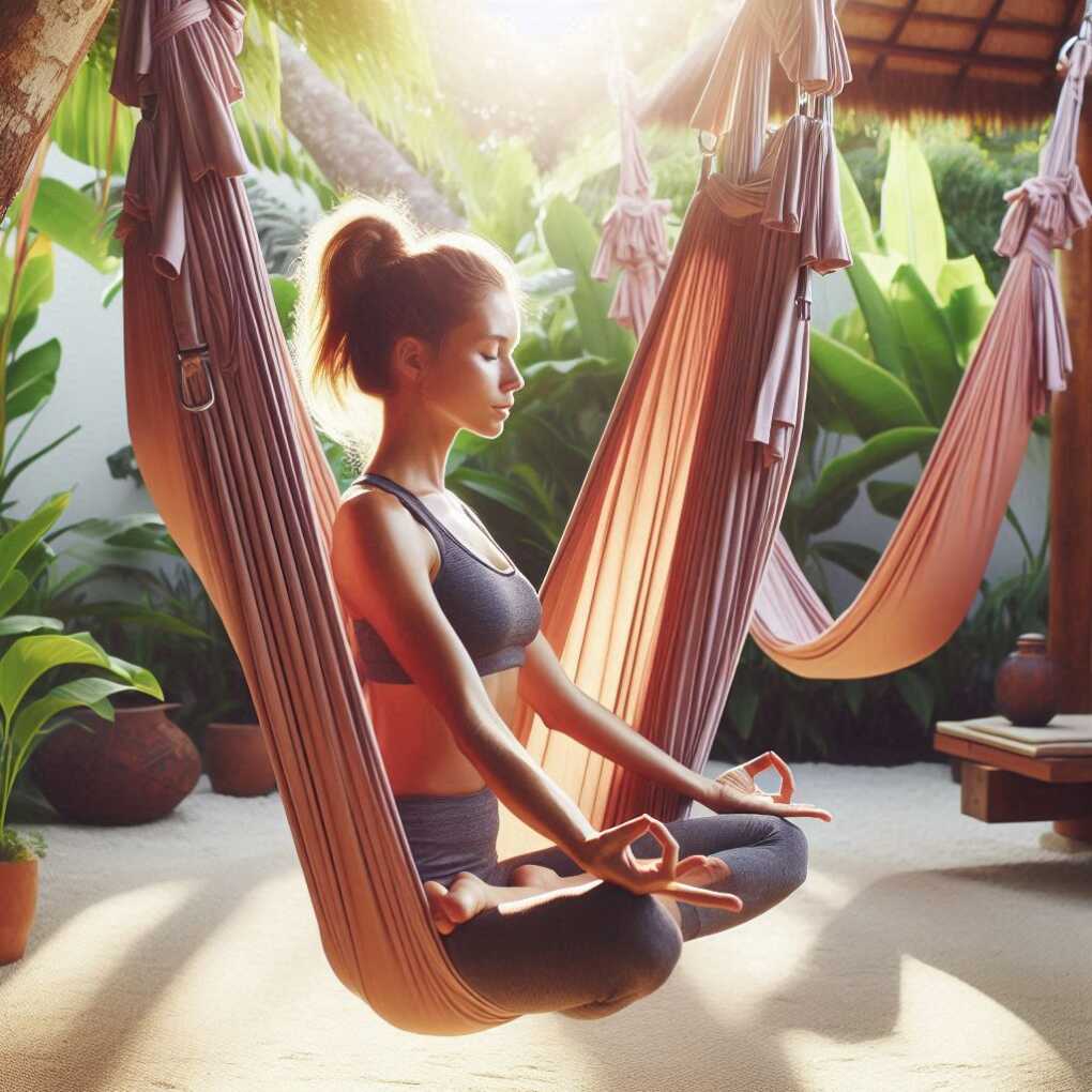 Yoga Hammock for Aerial Practice