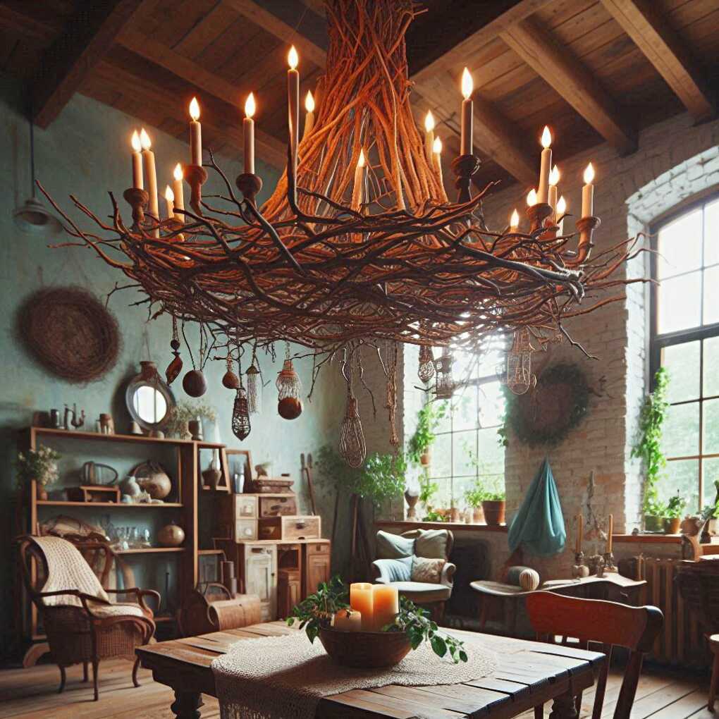 1. Branch Chandelier