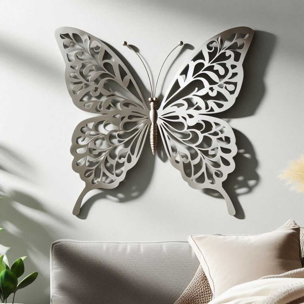 1. Butterfly Metal Wall Art