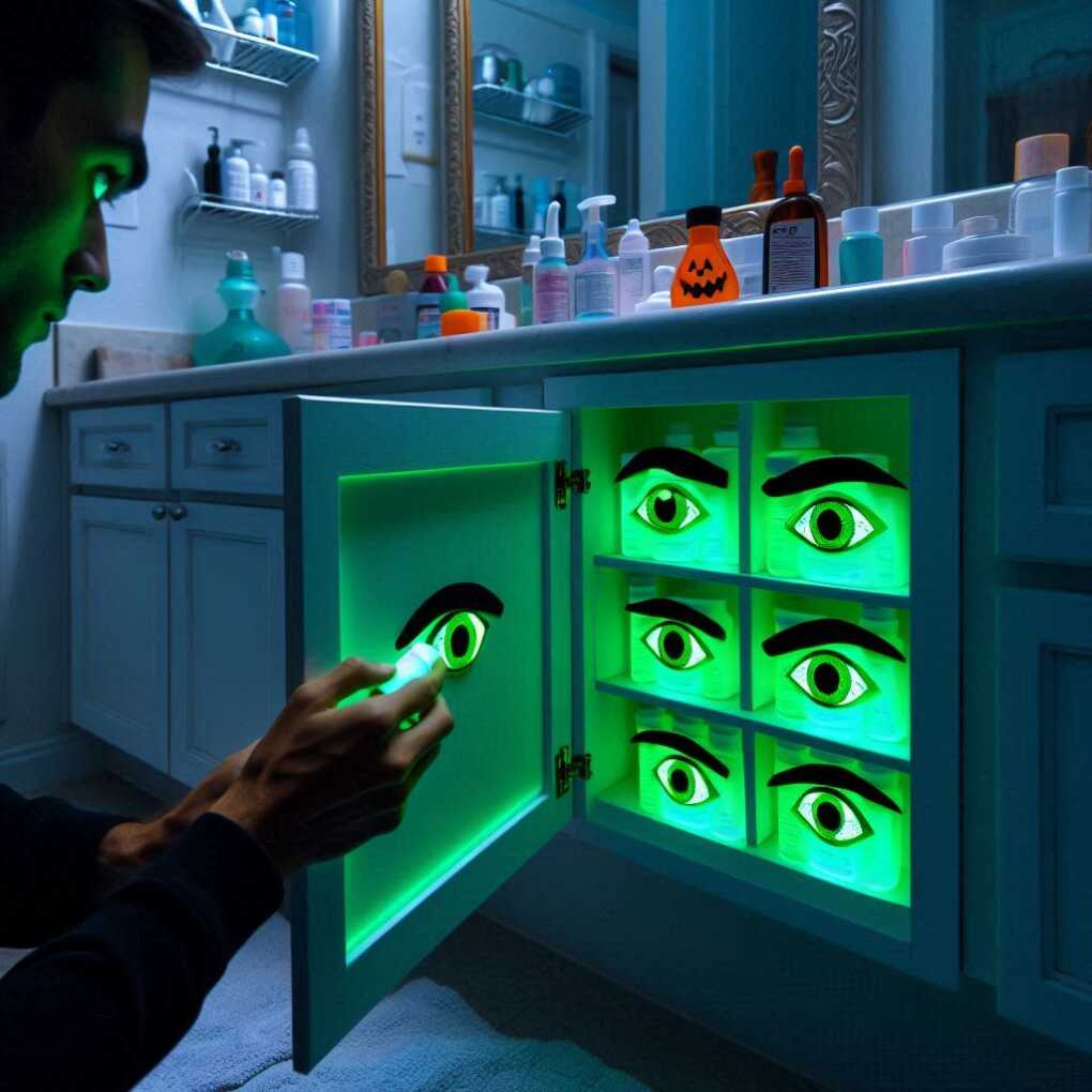 20. Glowing Eyes in the Medicine Cabinet