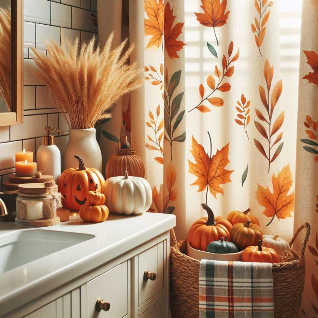 21. Seasonal Bathroom Decor