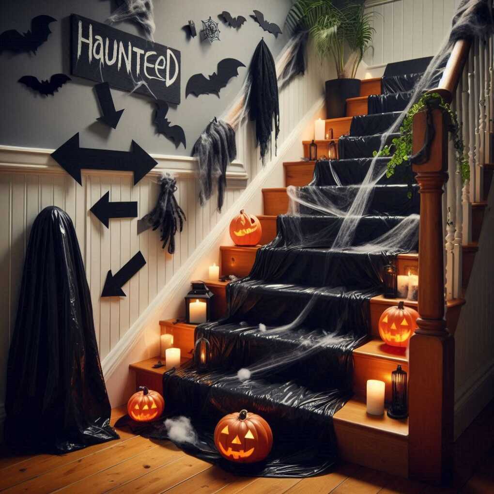 8. Spooky Staircase Makeover