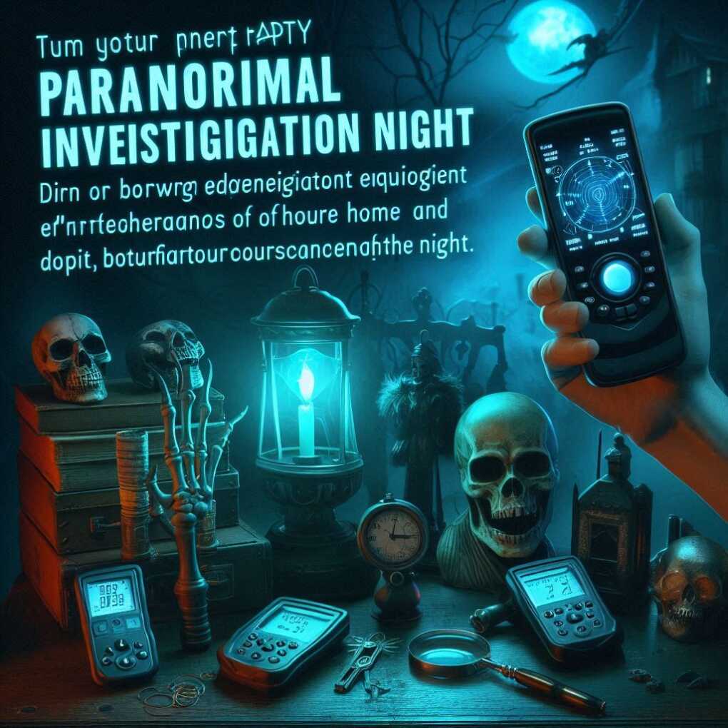 9. Paranormal Investigation Night