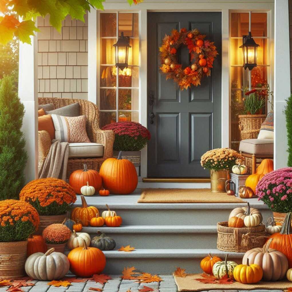 Autumn-Inspired Front Porch