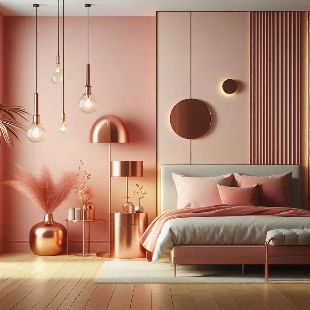 Blush and Copper Warmth