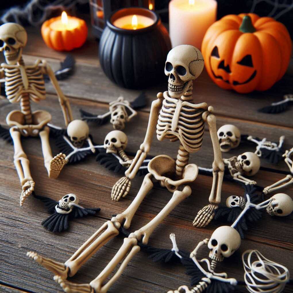 Bone-Chilling Skeleton Garland