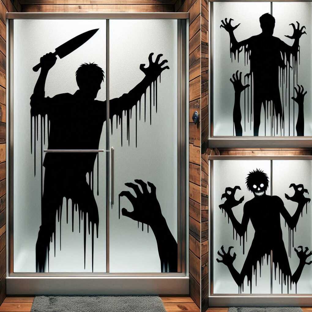 Creepy Shower Decals