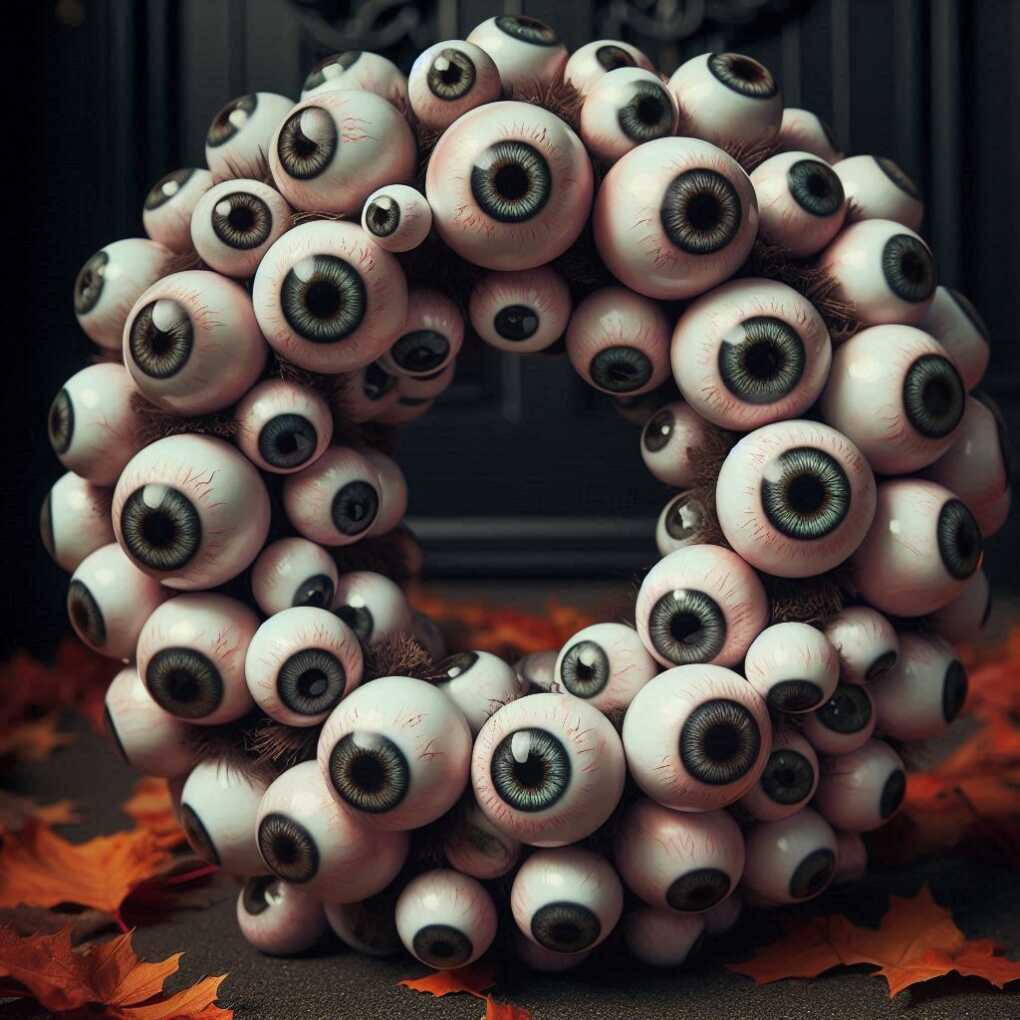 Eerie Eyeball Wreath