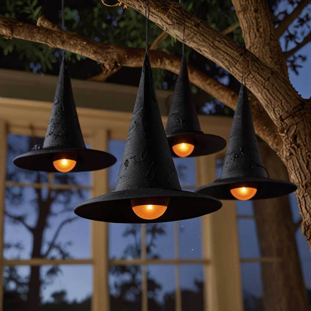 Floating Witch Hat Luminaries