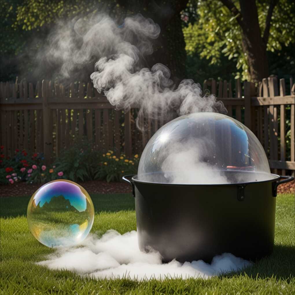 Fog-Filled Bubble Cauldron